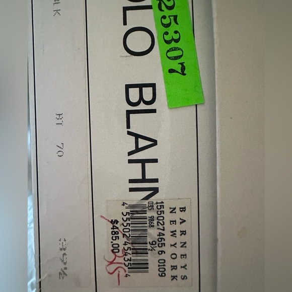 SOLD - Manolo Blahnik D’Orsay black slingback heels with bows - Picture 11 of 11